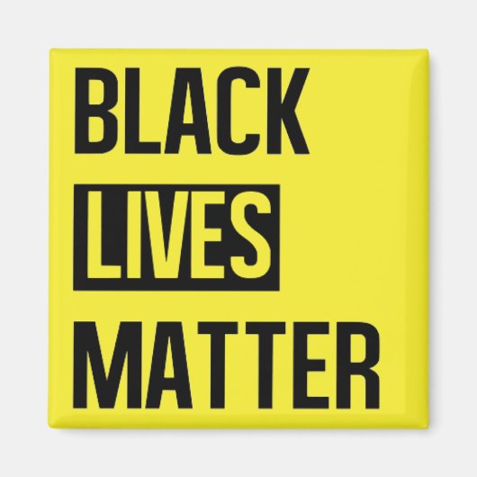 Black Lives Matter Magneet (Voorkant)