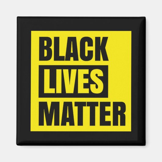 Black Lives Matter Magnet (Voorkant)