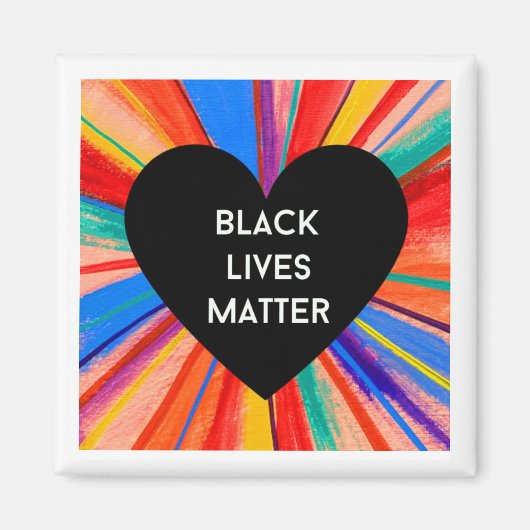 BLACK LIVES MATTER magnet (Voorkant)
