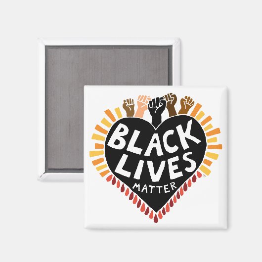 Black Lives Matter Magnet (Voorkant / Achterkant)