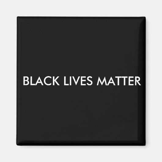 Black Lives Matter Magnet, BLM Magneet (Voorkant)