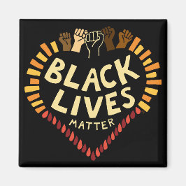 Black Lives Matter Magnet ~ dark