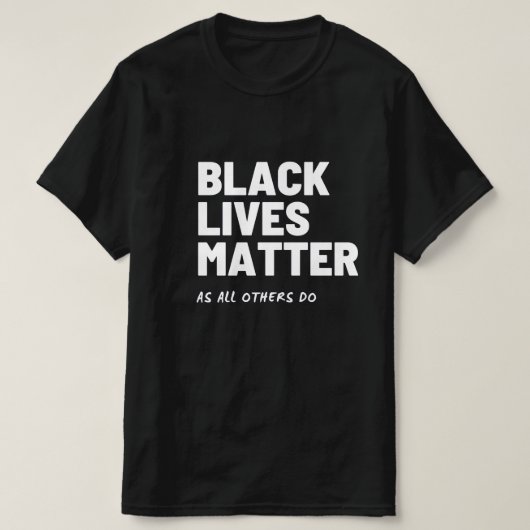 Black Lives Matter Mannen T-shirt (Design voorkant)