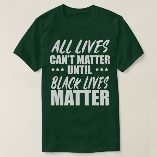 Black Lives Matter Mensenrechten Blm T-shirt (Design voorkant)