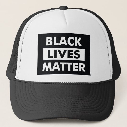 Black Lives Matter merch Trucker Pet (Voorkant)