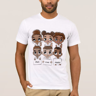 Black Lives Matter (met kinderen die vuisten opvoe T-shirt