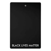 Black Lives Matter Mini Klembord (Achterkant)
