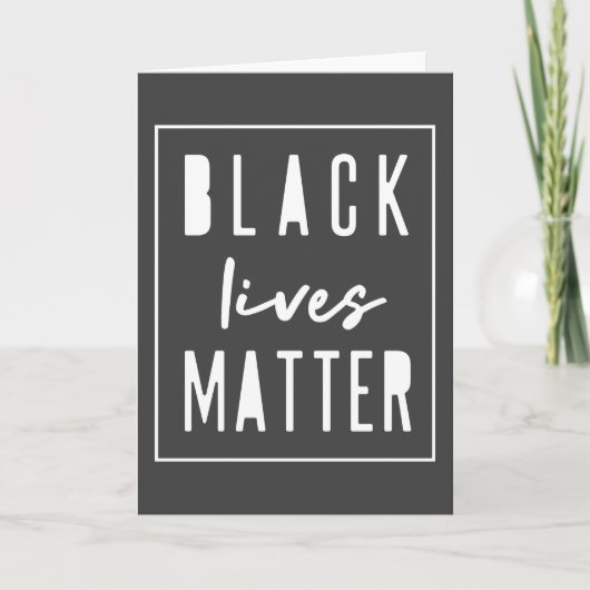 Black Lives Matter | Moderne WA-rassengelijkheid Kaart (Voorkant)