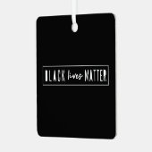 Black Lives Matter | Moderne WA-rassengelijkheid Metalen Ornament (Voorkant links)