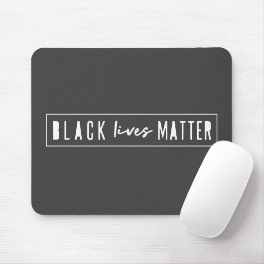Black Lives Matter | Moderne WA-rassengelijkheid Muismat (Met muis)