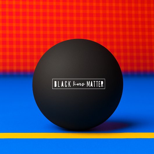 Black Lives Matter | Moderne WA-rassengelijkheid Pingpongbal