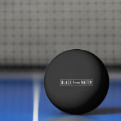 Black Lives Matter | Moderne WA-rassengelijkheid Pingpongbal (Net)