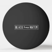 Black Lives Matter | Moderne WA-rassengelijkheid Pingpongbal (Voorkant)