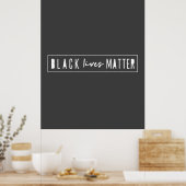 Black Lives Matter | Moderne WA-rassengelijkheid Poster (Keuken)