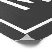 Black Lives Matter | Moderne WA-rassengelijkheid Poster (Hoek)