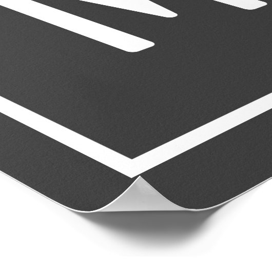 Black Lives Matter | Moderne WA-rassengelijkheid Poster (Hoek)