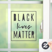 Black Lives Matter | Moderne WA-rassengelijkheid Raamsticker (Huis)