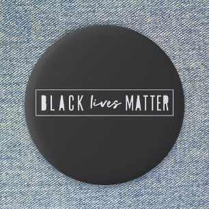 Black Lives Matter   Moderne WA-rassengelijkheid Ronde Button 5,7 Cm