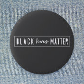 Black Lives Matter | Moderne WA-rassengelijkheid Ronde Button 5,7 Cm