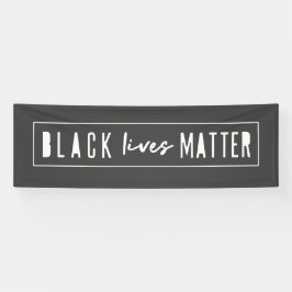 Black Lives Matter | Moderne WA-rassengelijkheid Spandoek