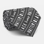 Black Lives Matter | Moderne WA-rassengelijkheid Stropdas (Opgerold)