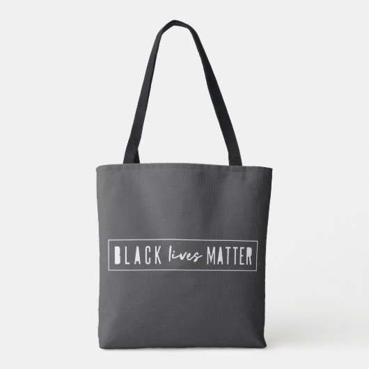 Black Lives Matter | Moderne WA-rassengelijkheid Tote Bag (Achterkant)