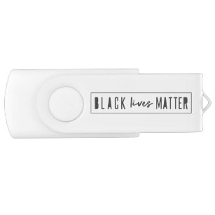 Black Lives Matter   Moderne WA-rassengelijkheid USB Stick