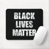 Black Lives Matter Muismat desk gift (Met muis)