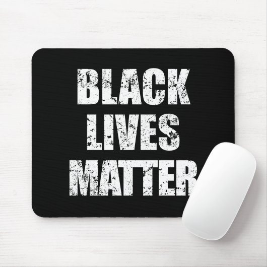 Black Lives Matter Muismat desk gift (Met muis)