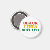 Black Lives Matter Ornament Magneet (Voorkant / Achterkant)
