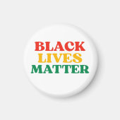 Black Lives Matter Ornament Magneet (Voorkant)
