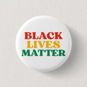 Black Lives Matter Ornament Ronde Button 3,2 Cm (Voorkant)