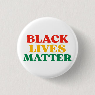 Black Lives Matter Ornament Ronde Button 3,2 Cm