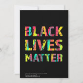 Black Lives Matter Painting 01 Editable Color Kaar (Achterkant)