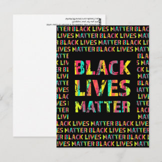 Black Lives Matter Painting 01 groeit samen Briefkaart