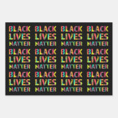 Black Lives Matter Painting 01 groeit samen Inpakpapier Vel (Voorkant)