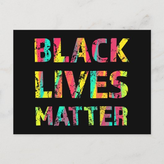 Black Lives Matter Painting 01 Rise Up Herinder Briefkaart (Voorkant)