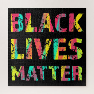 Black Lives Matter Painting 01 verhogen bewerkbaar Legpuzzel