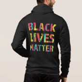Black Lives Matter Painting 01 voor- en achterzijd Hoodie (Achterkant)