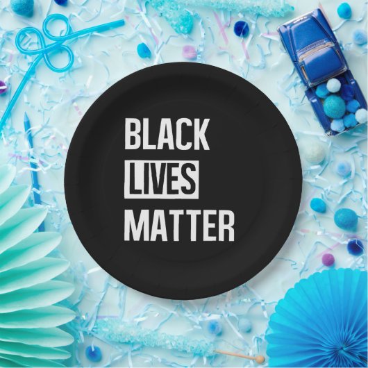 Black Lives Matter Papieren Bordje (Feest)