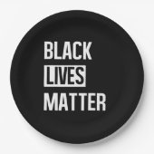 Black Lives Matter Papieren Bordje (Voorkant)