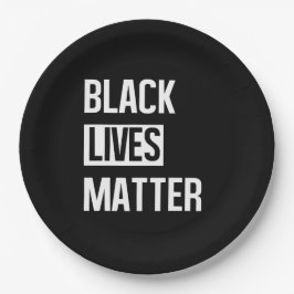 Black Lives Matter Papieren Bordje