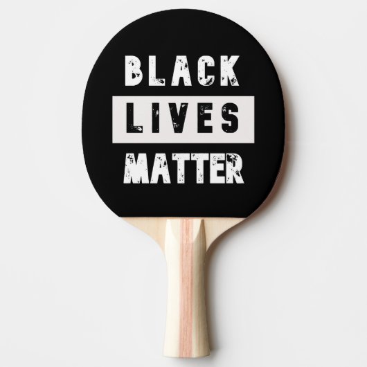 Black Lives Matter Ping Pong Paddle Tafeltennisbatje (Voorkant)