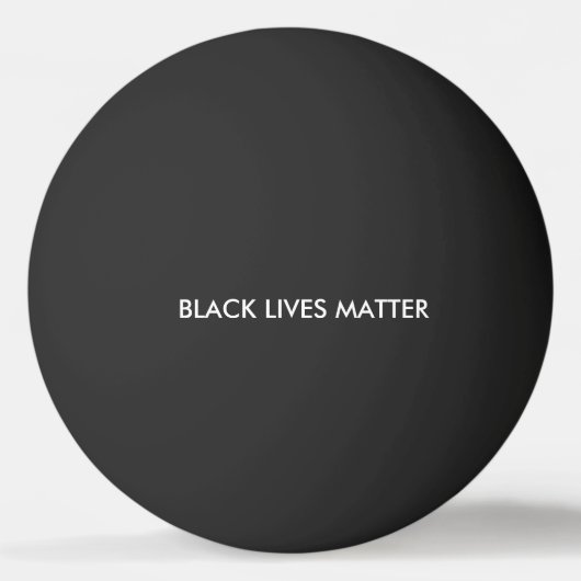 Black Lives Matter Pingpongbal (Voorkant)