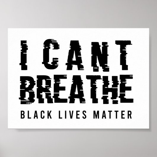 Black Lives Matter Poster (Voorkant)