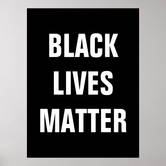 Black Lives Matter Poster (Voorkant)