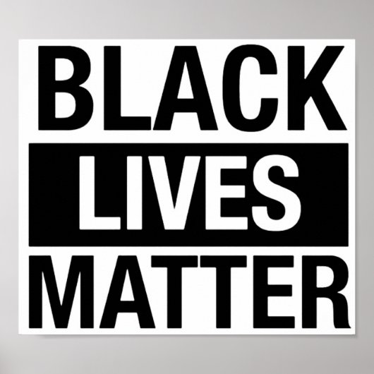 Black Lives Matter Poster (Voorkant)