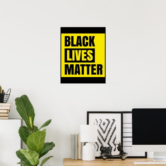 Black Lives Matter Poster (Thuiskantoor)