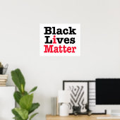 Black Lives Matter Poster (Thuiskantoor)