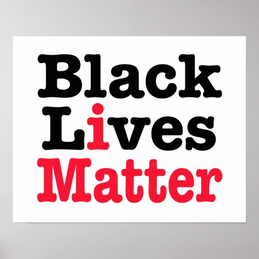Black Lives Matter Poster (Voorkant)